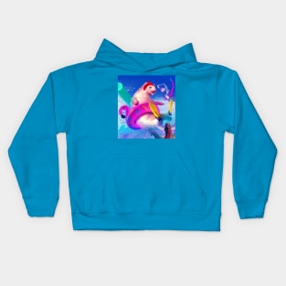 Ferret Fur Times Kids Hoodie